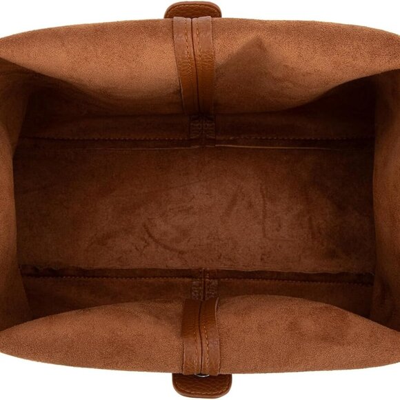 Hobo Bags Purse for Women Ultra Soft Foldable Shoulder Slouchy Handbags with Cos - Picture 5 of 9